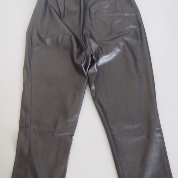Authentic Pre-Owned Hugo Boss Metallic Leggings + Grey Flare Neck Top - Picture 2 of 6